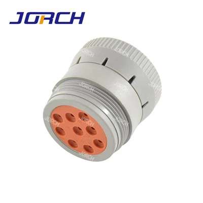 9 kontaktų pilka Deutsch vandeniui atspari automobilinė laido jungtis HD16-9-96S